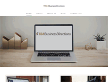 Tablet Screenshot of kmbusinessdirections.com